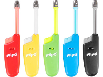 Zapaľovač PE-PO®, teleskopický, plynový, Sellbox 25 ks