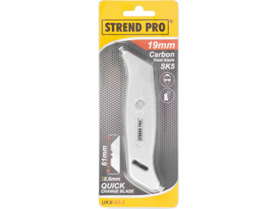 Nôž Strend Pro UKX-52-3, 19 mm, AluBody, pevný, s vymeniteľnou čepeľou
