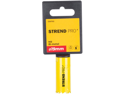 Vyrezávač Strend Pro BHS44, 19 mm, M3 Bi-metal, korunka do kovu, pílový