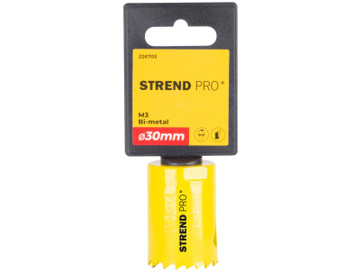 Vyrezávač Strend Pro BHS44, 30 mm, M3 Bi-metal, korunka do kovu, pílový