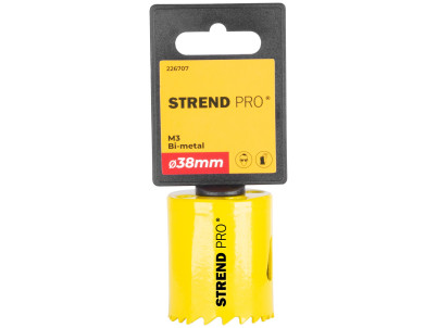 Vyrezávač Strend Pro BHS44, 38 mm, M3 Bi-metal, korunka do kovu, pílový