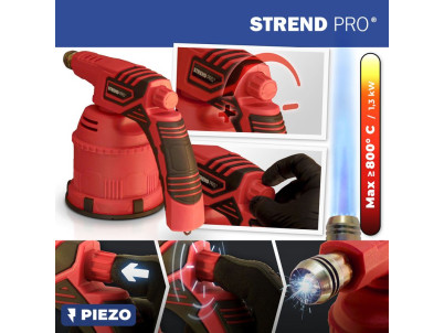 Lampa Strend Pro PD888SP 1,3 kW, Piezo, horák na prepichovaciu kartuš