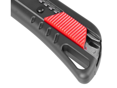 Nôž Strend Pro Premium FD781, BlackMatt, SoftTouch, 18 mm, odlamovací, + 10 ks čepelí, set