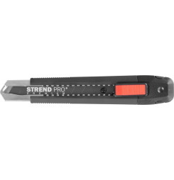 Nôž Strend Pro Premium FD7815, BlackMatt, SoftTouch, 18 mm, odlamovací