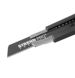 Nôž Strend Pro Premium FD7815, BlackMatt, SoftTouch, 18 mm, odlamovací