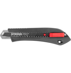 Nôž Strend Pro Premium FD782, BlackMatt, SoftTouch, 18 mm, odlamovací
