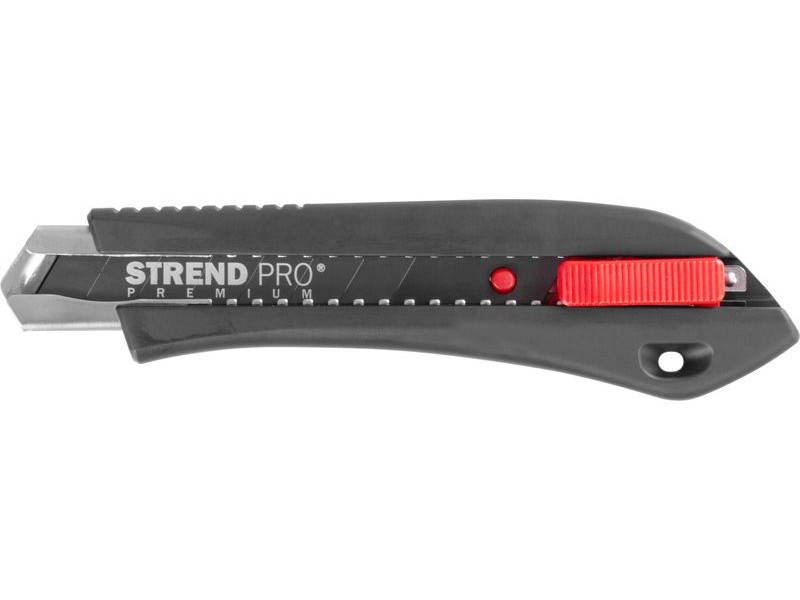 Nôž Strend Pro Premium FD782, BlackMatt, SoftTouch, 18 mm, odlamovací