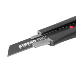 Nôž Strend Pro Premium FD782, BlackMatt, SoftTouch, 18 mm, odlamovací