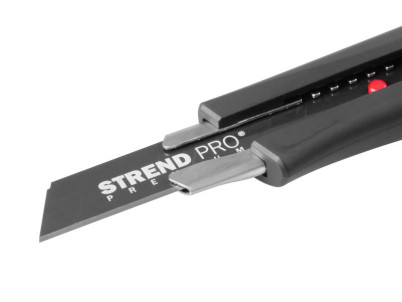 Nôž Strend Pro Premium FD782, BlackMatt, SoftTouch, 18 mm, odlamovací
