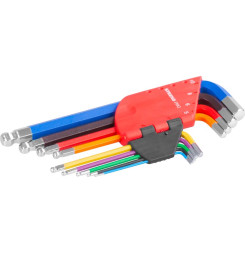 Sada kľúčov Strend Pro, 9 dielna, Hex, Cr-V, Imbus