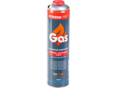Kartuš Strend Pro, 600 ml, 338 g, Propán-Bután, štandardný závit