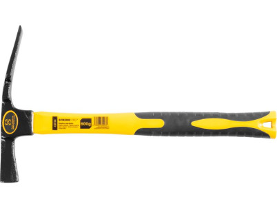 Kladivo Strend Pro HM352 600 g, murárske, sklolaminátová rúčka, TPR, dĺžka násady 310mm
