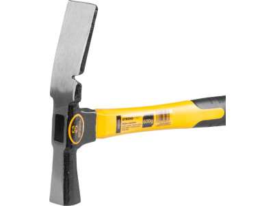 Kladivo Strend Pro HM352 600 g, murárske, sklolaminátová rúčka, TPR, dĺžka násady 310mm