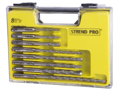 Sada vrtákov Strend Pro SD051, 8 dielna, 5-10 mm, SDS+