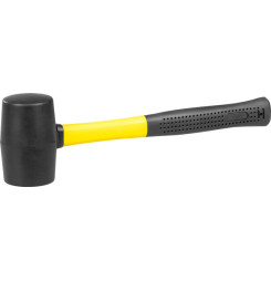 Kladivo Strend Pro HM211 340 g, gumené, BlackHead, kovová rúčka, TPR, dĺžka násady 290mm
