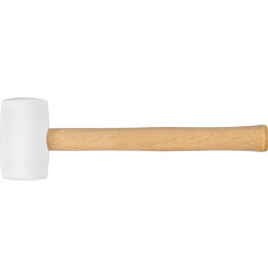 Kladivo Strend Pro HM221 340 g, gumené, WhiteHead, drevená rúčka, dĺžka násady 290mm