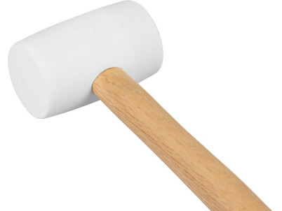 Kladivo Strend Pro HM221 340 g, gumené, WhiteHead, drevená rúčka, dĺžka násady 290mm