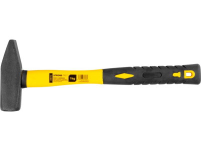 Kladivo Strend Pro HM112 1000 g, zámočnícke, sklolaminátová rúčka, TPR, dĺžka násady 360mm