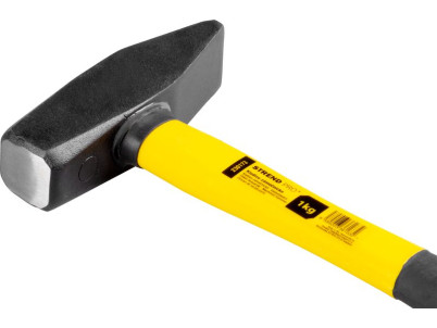 Kladivo Strend Pro HM112 1000 g, zámočnícke, sklolaminátová rúčka, TPR, dĺžka násady 360mm
