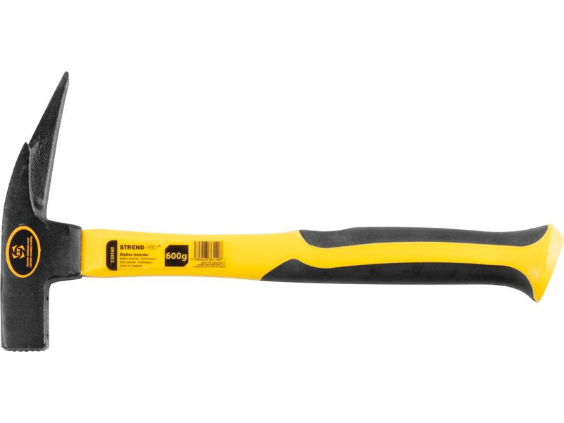 Kladivo Strend Pro HM303 600 g, tesárske, sklolaminátová rúčka, TPR, dĺžka násady 330mm