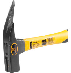 Kladivo Strend Pro HM303 600 g, tesárske, sklolaminátová rúčka, TPR, dĺžka násady 330mm