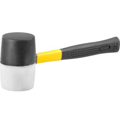 Kladivo Strend Pro HM231 900 g, gumené, BlackWhiteHead, sklolaminátová rúčka, TPR, dĺžka násady 320mm
