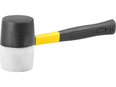 Kladivo Strend Pro HM231 900 g, gumené, BlackWhiteHead, sklolaminátová rúčka, TPR, dĺžka násady 320mm