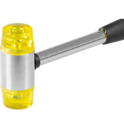 Kladivo silikónové 07-801c-4 • 040 mm, kovová rúčka 29.5cm
