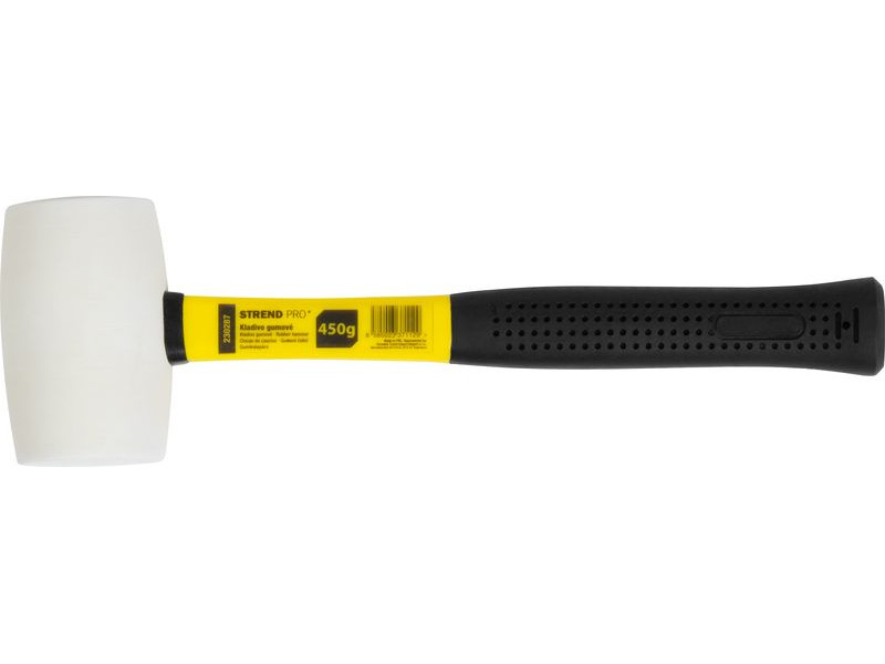 Kladivo Strend Pro HM212 450 g, gumené, WhiteHead, PVC rúčka, TPR, dĺžka násady 310mm