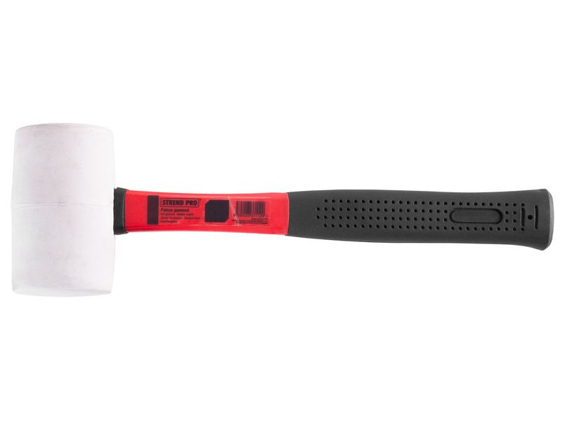 Kladivo Strend Pro HM212 340 g, gumené, WhiteHead, PVC rúčka, TPR,dĺžka násady 290mm