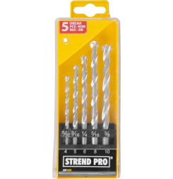 Sada vrtákov Strend Pro SD105, 5 dielna, 4-10 mm, do muriva