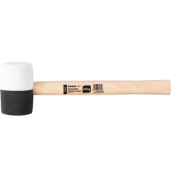 Kladivo Strend Pro HM232 450 g, 300mm, gumené, BlackWhiteHead, drevená rúčka