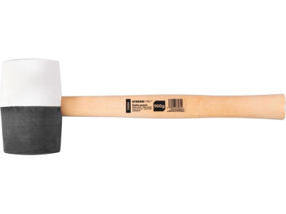 Kladivo Strend Pro HM232 910 g, 320mm, gumené, BlackWhiteHead, drevená rúčka