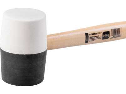 Kladivo Strend Pro HM232 910 g, 320mm, gumené, BlackWhiteHead, drevená rúčka
