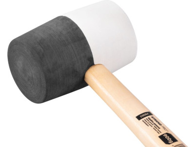 Kladivo Strend Pro HM232 910 g, 320mm, gumené, BlackWhiteHead, drevená rúčka