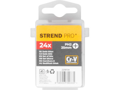 Sada bitov Strend Pro YF40003, 24 dielna, Cr-V
