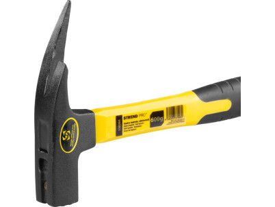 Kladivo Strend Pro HM301 600 g, tesárske, sklolaminátová rúčka, TPR, dĺžka násady 320mm