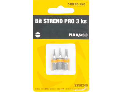 Bit Strend Pro Plochý 0,5x3, bal. 3 ks