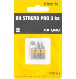 Bit Strend Pro Plochý 1x6, bal. 3 ks