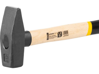 Kladivo Strend Pro HM100 1500 g, zámočnícke, drevená rúčka, dĺžka násady 380mm