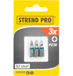 Bit Strend Pro Pozidriv, PZ 0, bal. 3 ks