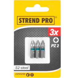 Bit Strend Pro Pozidriv, PZ 2, bal. 3 ks