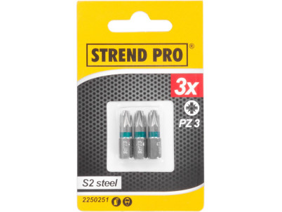 Bit Strend Pro Pozidriv, PZ 3, bal. 3 ks