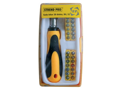 Sada bitov Strend Pro YF40529 • 30 dielna, so skrutkovačom, S2