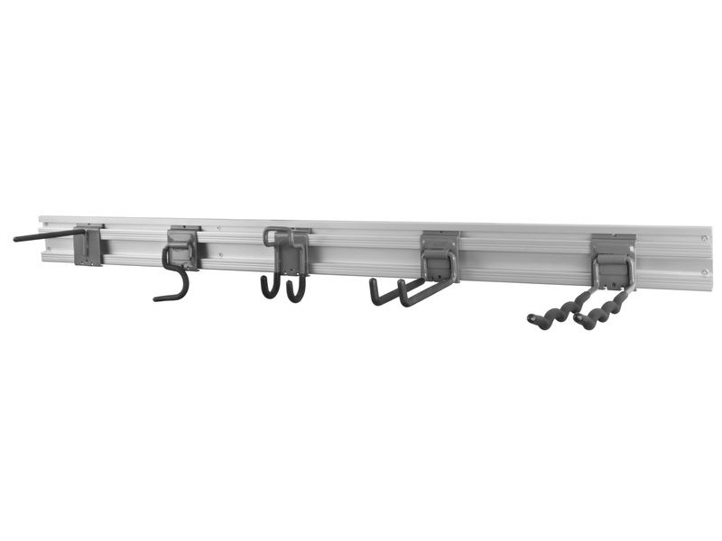Držiak na náradie Strend Pro G-mate GHS6, koľajnička 120 cm, 6 ks, + vešiaky, na stenu