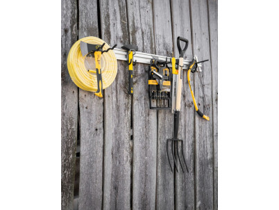 Držiak na náradie Strend Pro G-mate GHS6, koľajnička 120 cm, 6 ks, + vešiaky, na stenu