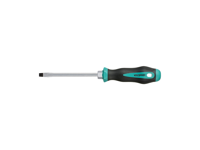 Skrutkovač Whirlpower® 1711-4, 6.5/125 mm, hexbolt, plochý, S2, Satin, DIN5264