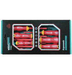 Sada skrutkovačov Whirlpower® 102-306, elektrikárska, 6 dielna, VDE 1000, Ergonomic