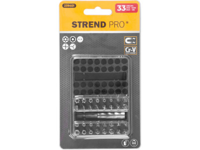 Sada bitov Strend Pro BSY413, 33 dielna, Cr-V