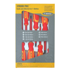 Sada skrutkovačov Strend Pro YF20719, VDE 7 dielna, ploché + Phillips, elektrikárske, 1000V